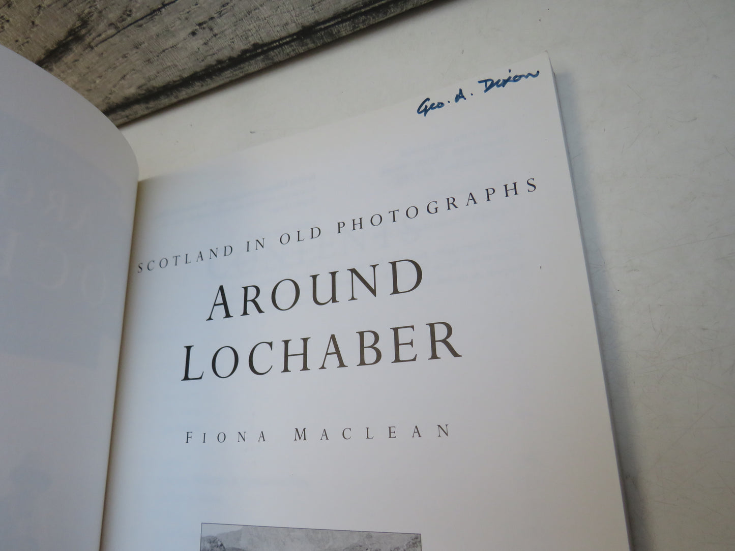 Scotland In Old Photographs Around Lochaber By Fiona Maclean 1996