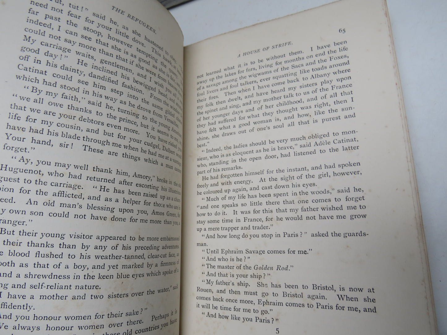 The Refugees A Tale of Two Continents By A. Conan Doyle 1893