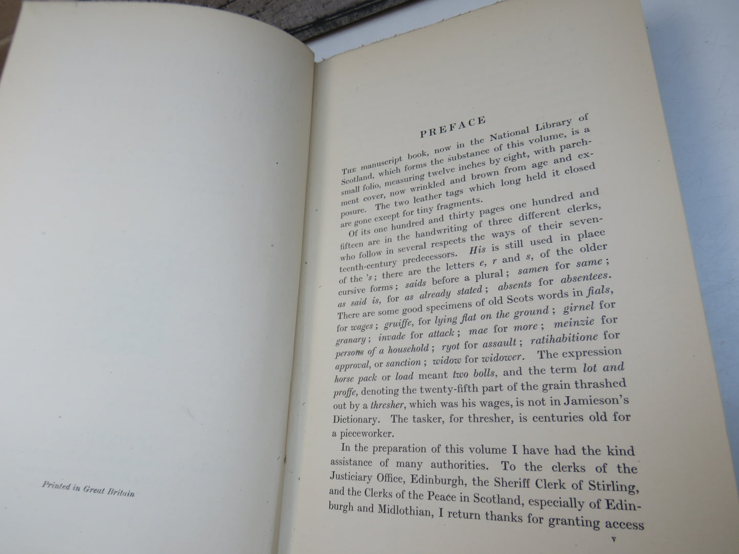 The Minutes Of The Justices Of The Peace For Lanarkshire 1707-1723 Transcribed and Edited By Charles A. Malcolm 1931