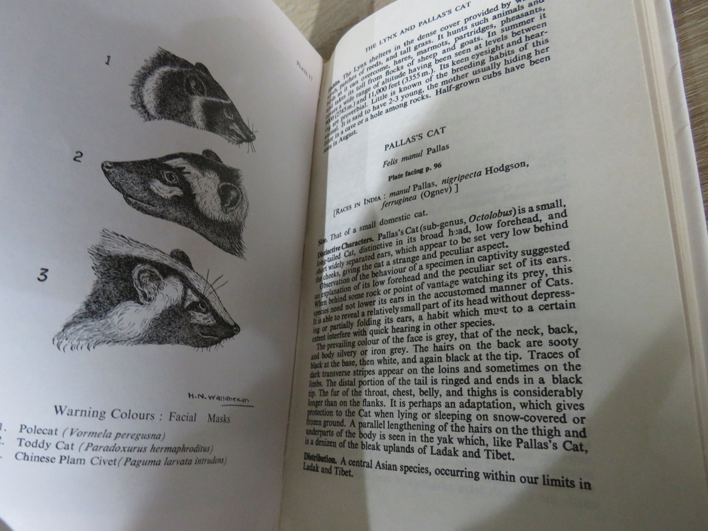 The Book of Indian Animals By S.H. Prater 1980