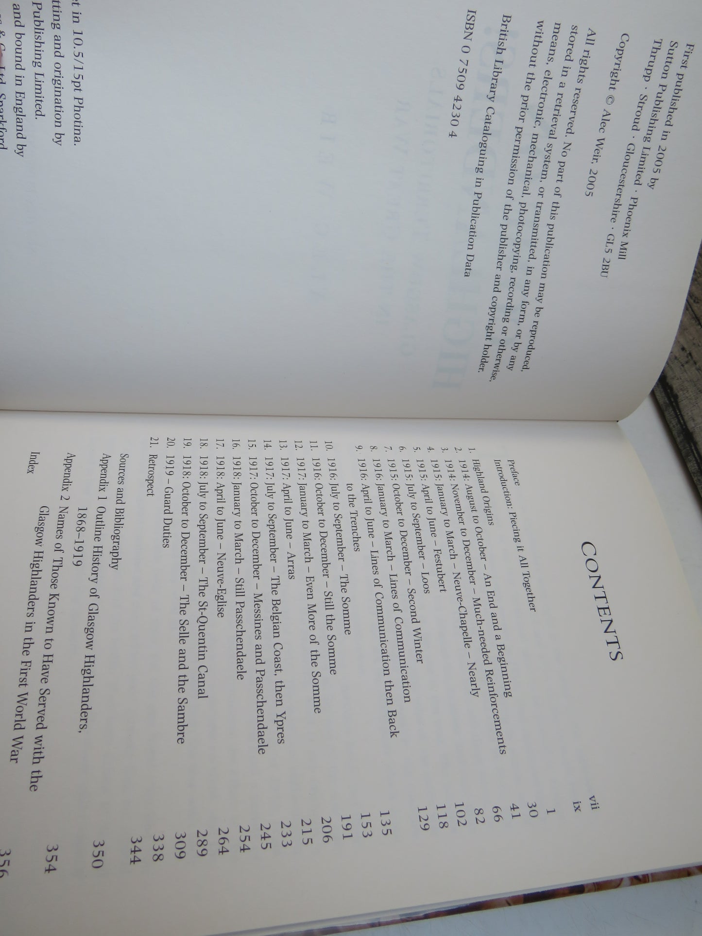 Come On Highlanders Glasgow Territorials In The Great War By Alec Weir 2005