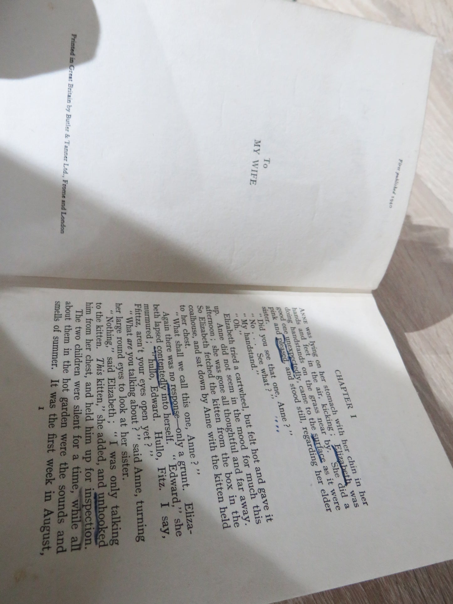 Family Afloat By Aubrey De Selincourt 1940 1st Edition
