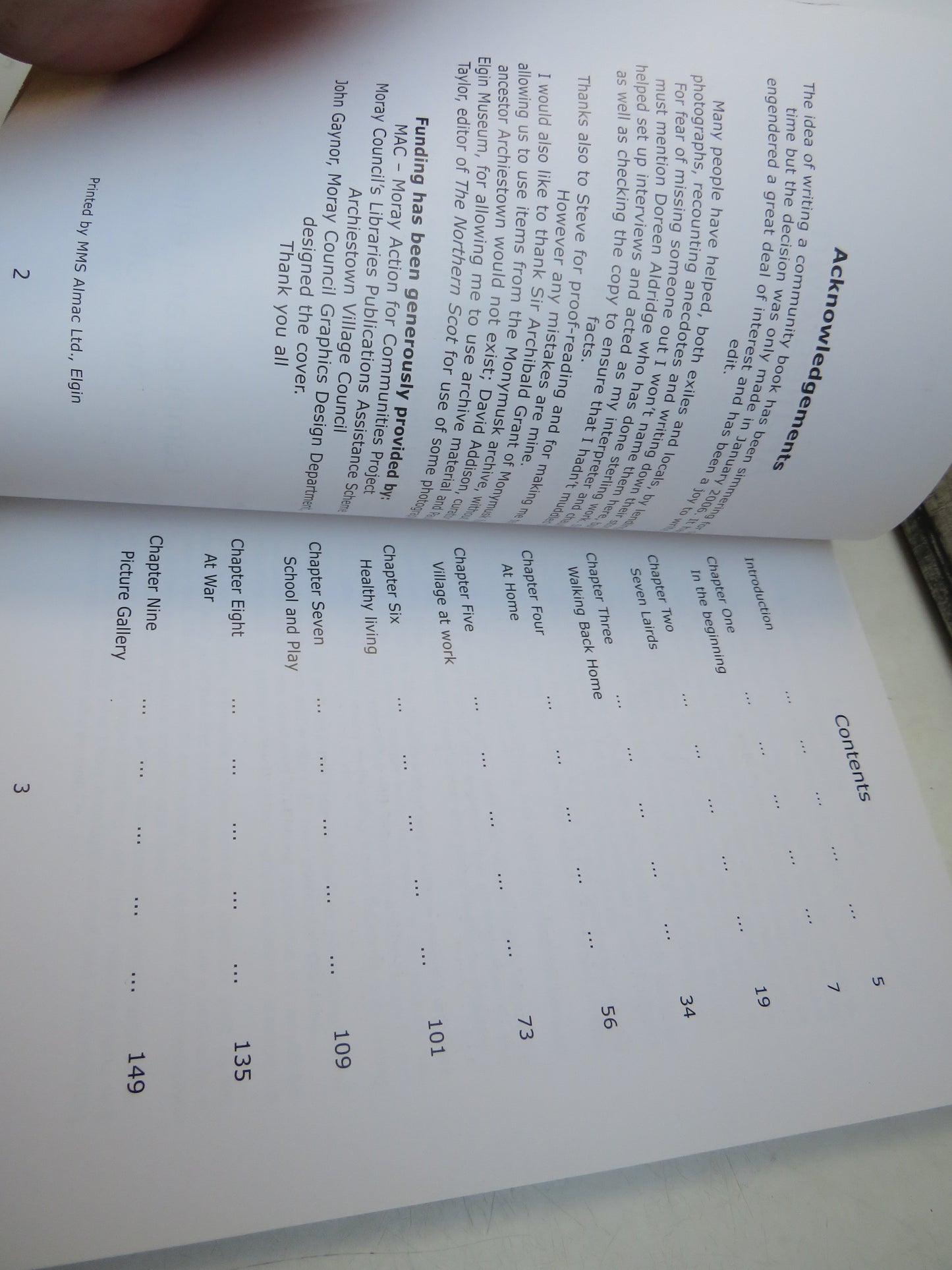 Archiestown The Way It Was Compiled and Edited By Anne Oliver