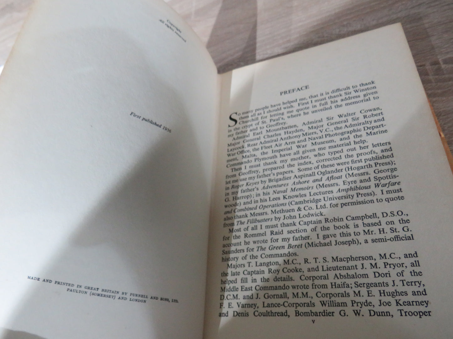 Geoffrey Keyes V.C., M.C., Croix De Guerre Royal Scots Greys Lieut.-Colonel 11th Scottish Commando by Elizabeth Keyes 1956 1st Edition
