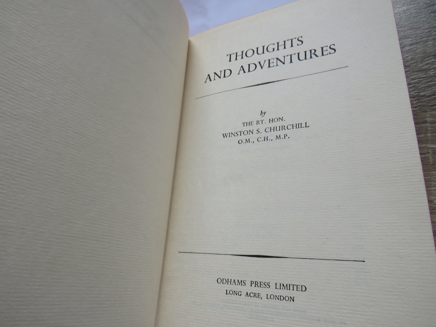 4 Volumes By Winston Churchill Step By Step, Thoughts and Adventures, Great Contemporaries, My Early Life 1949