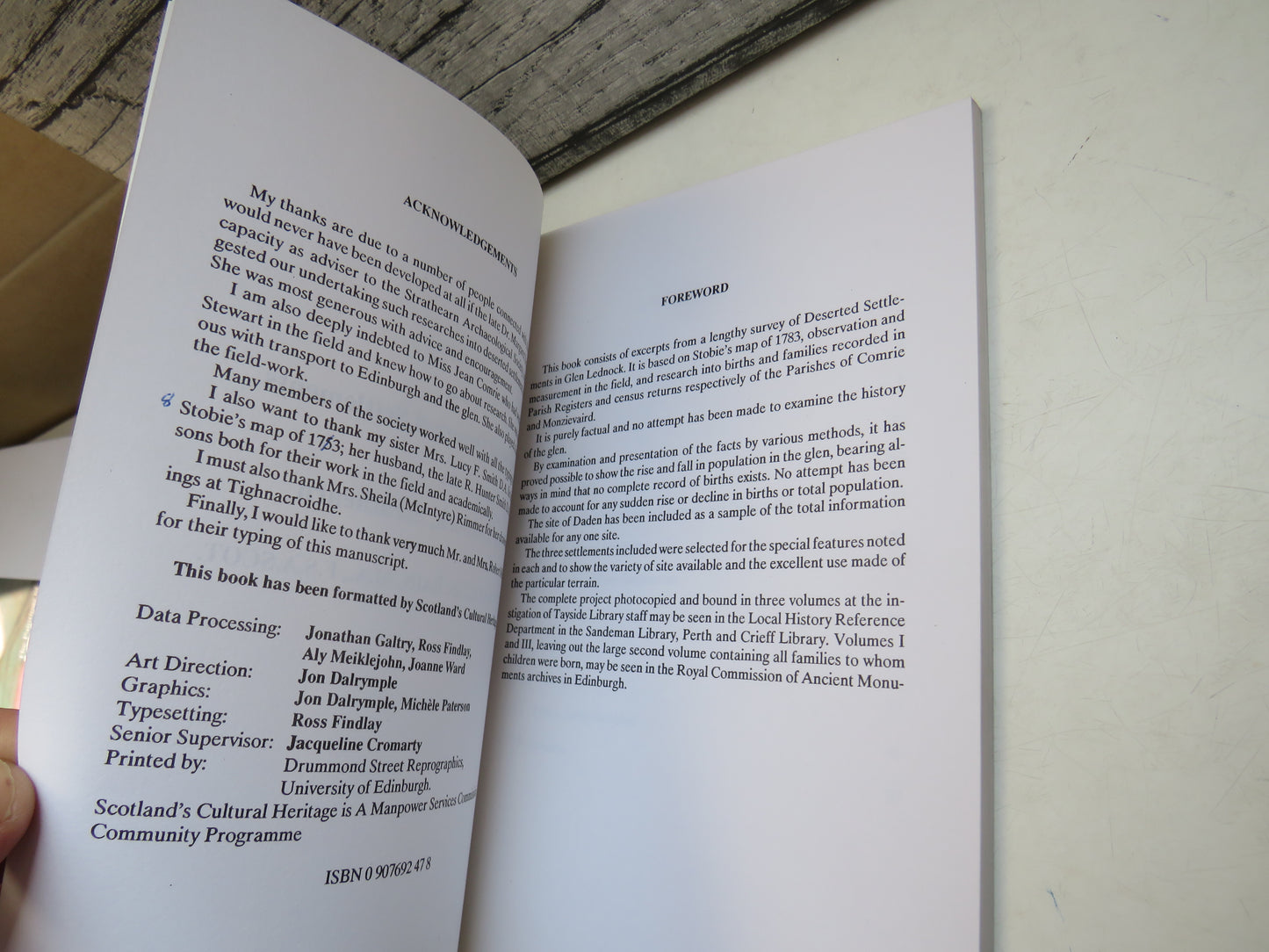 Deserted Settlements In Glenlednock Strathearn By Elizabeth Colvin Bain