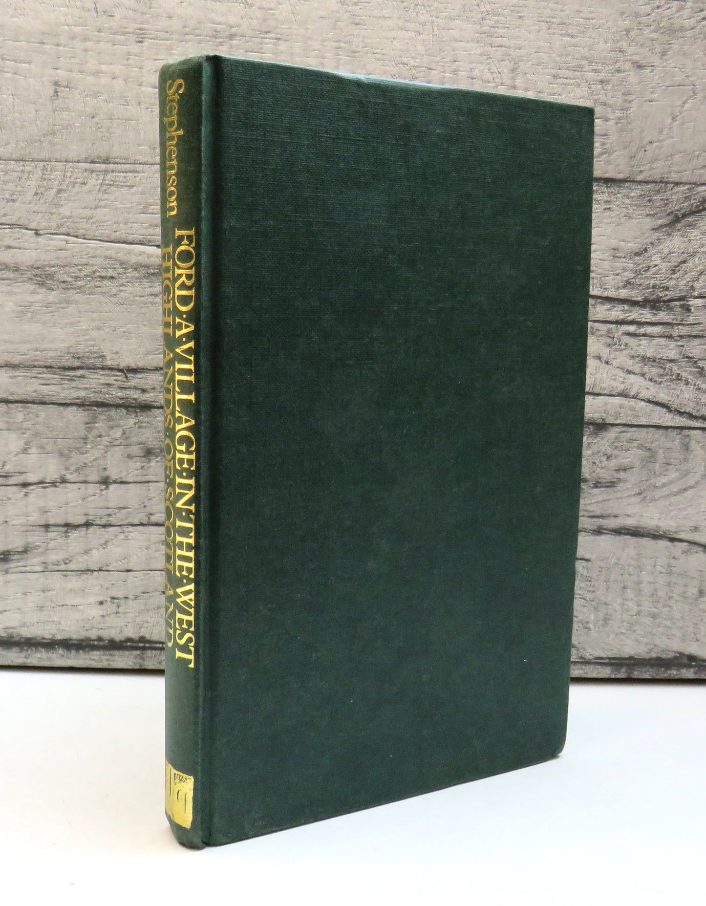 Ford A Village In The West Highlands of Scotland A Case Study of Repopulation and Social Change In A Small Community By John B. Stephenson 1984