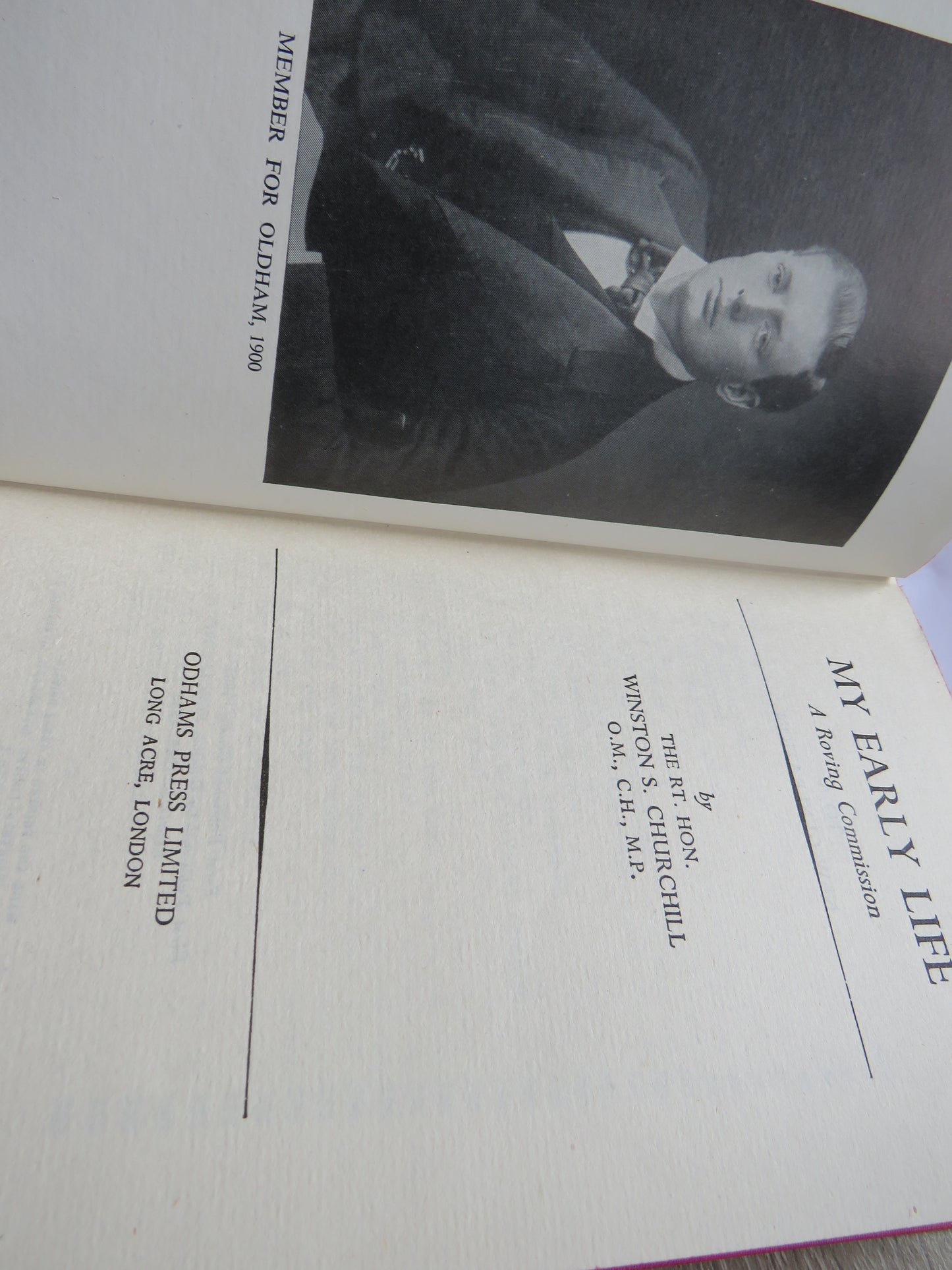 4 Volumes By Winston Churchill Step By Step, Thoughts and Adventures, Great Contemporaries, My Early Life 1949