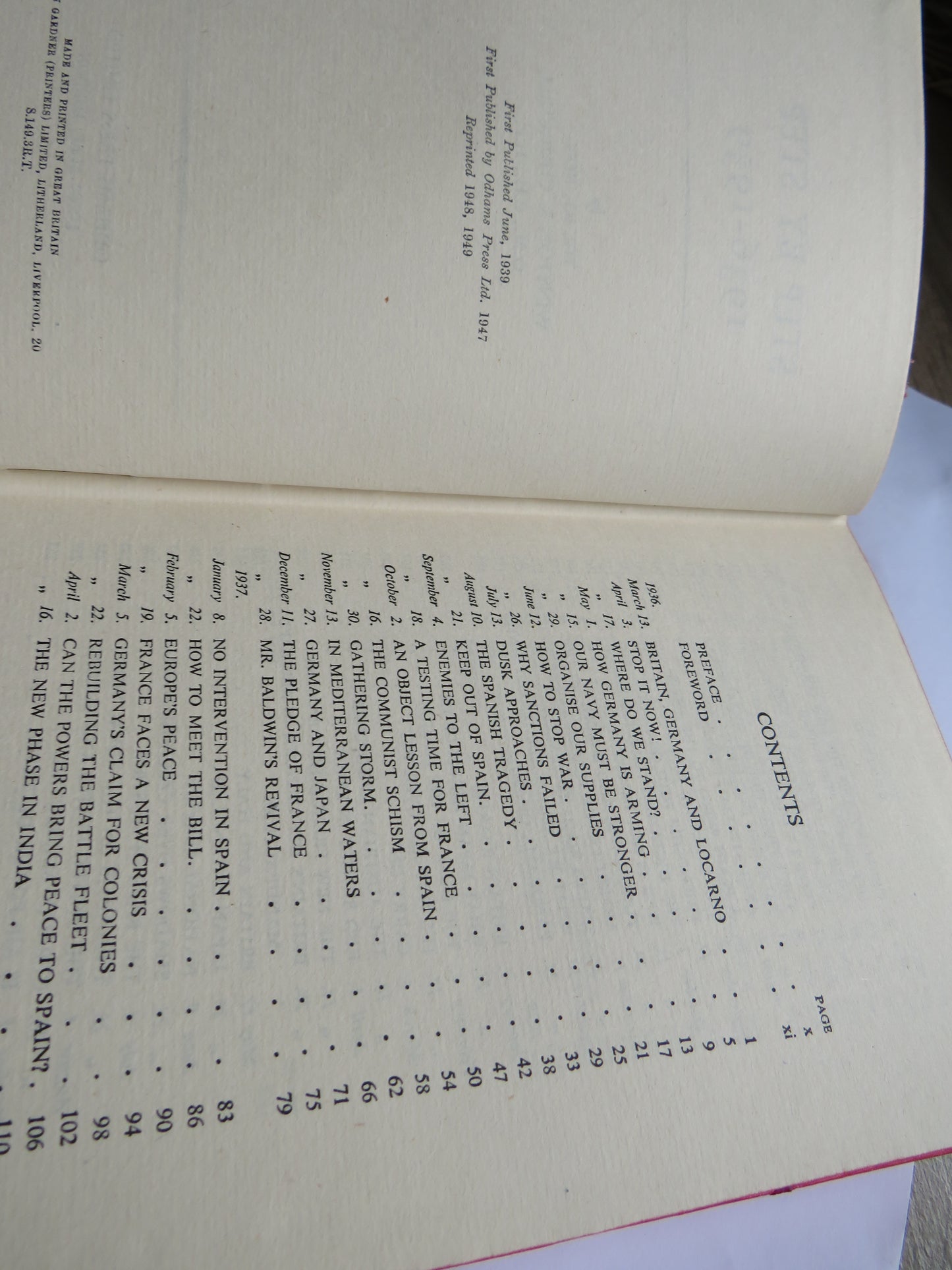 4 Volumes By Winston Churchill Step By Step, Thoughts and Adventures, Great Contemporaries, My Early Life 1949