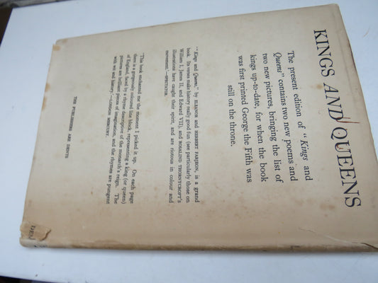 Kings and Queens by Eleanor & Herbert Farjeon (Poetry Book, 1940)