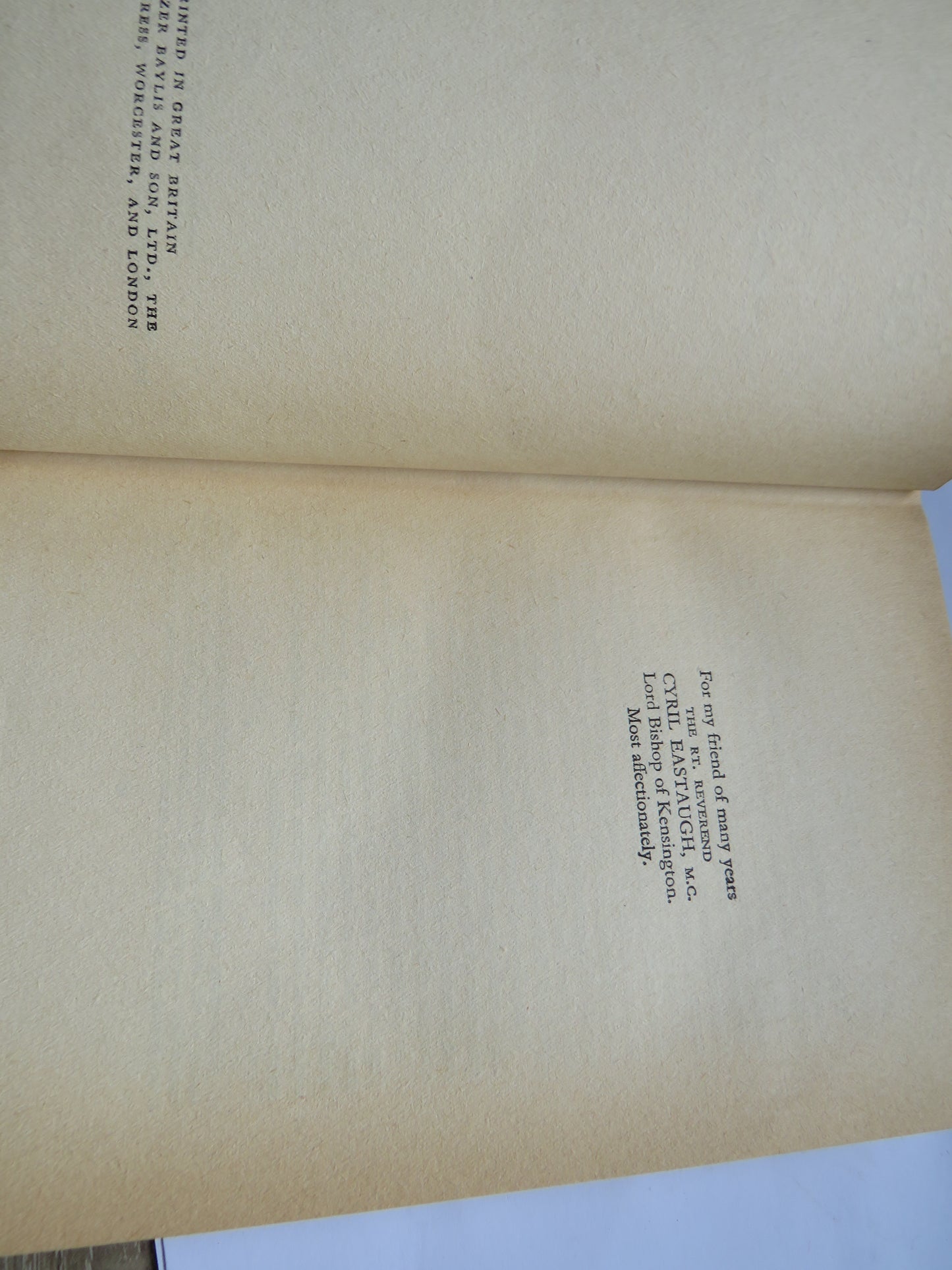 Curtain Of Fear By Dennis Wheatley, Vintage Book