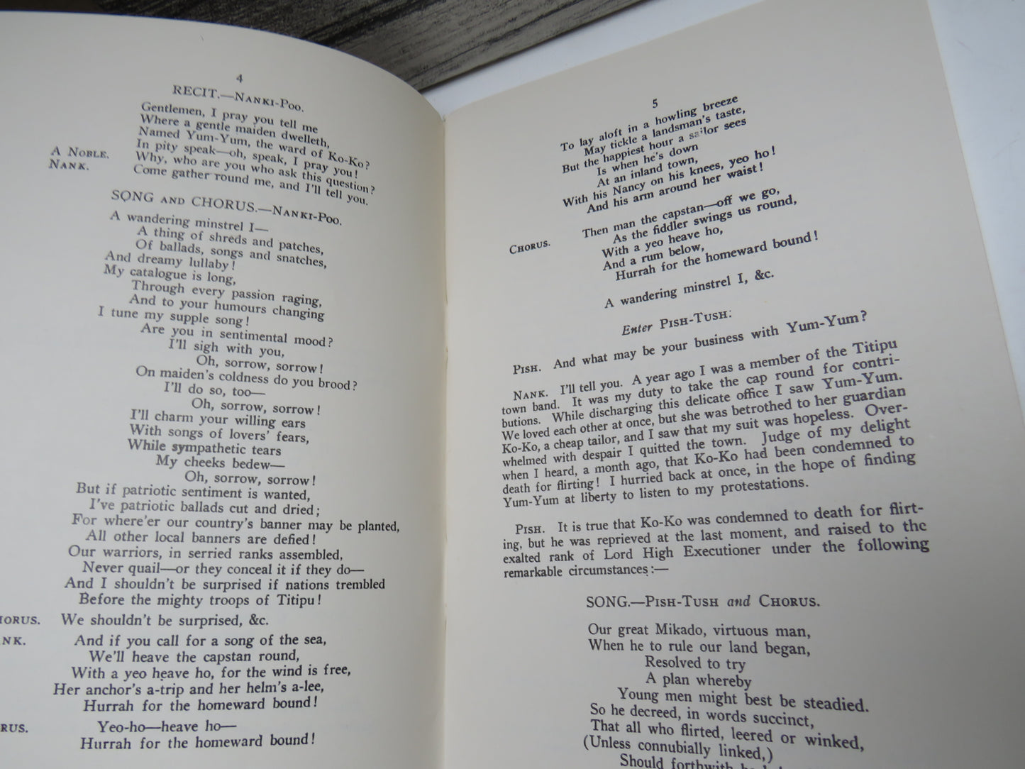 The Mikado or The Town of Tutipu By W. S. Gilbert and Arthur Sullivan 1956