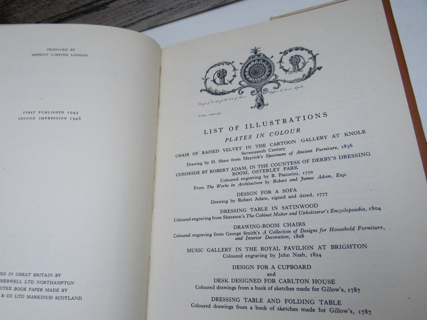 British Furniture Makers by John Gloag (Art & History Book, 1946)