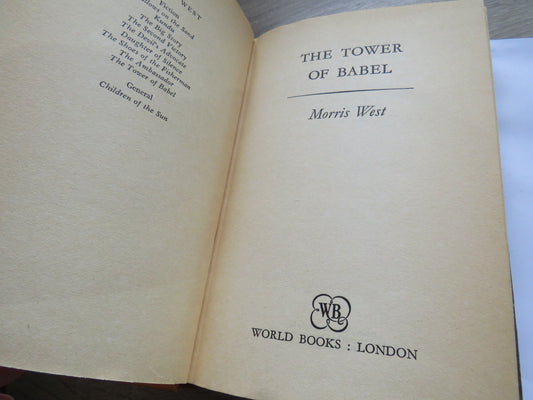 The Tower of Babel By Morris West 1969