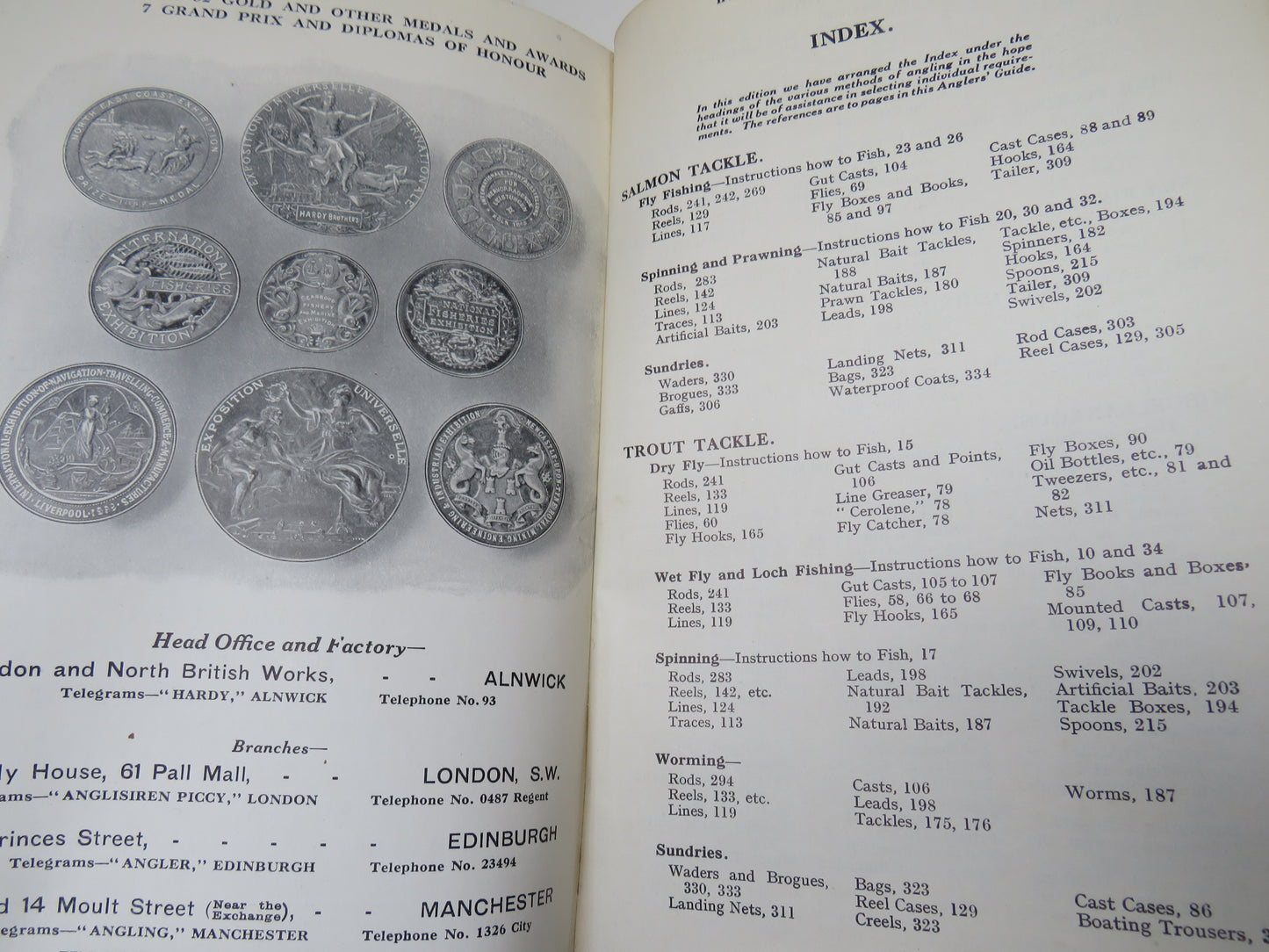 Hardy's Anglers' Guide 53rd Edition 1931