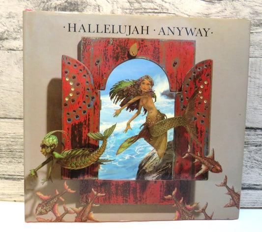 Hallelujah Anyway, A collection of Illustrated Lyrics by Patrick Woodroffe (Art Book, 1984)