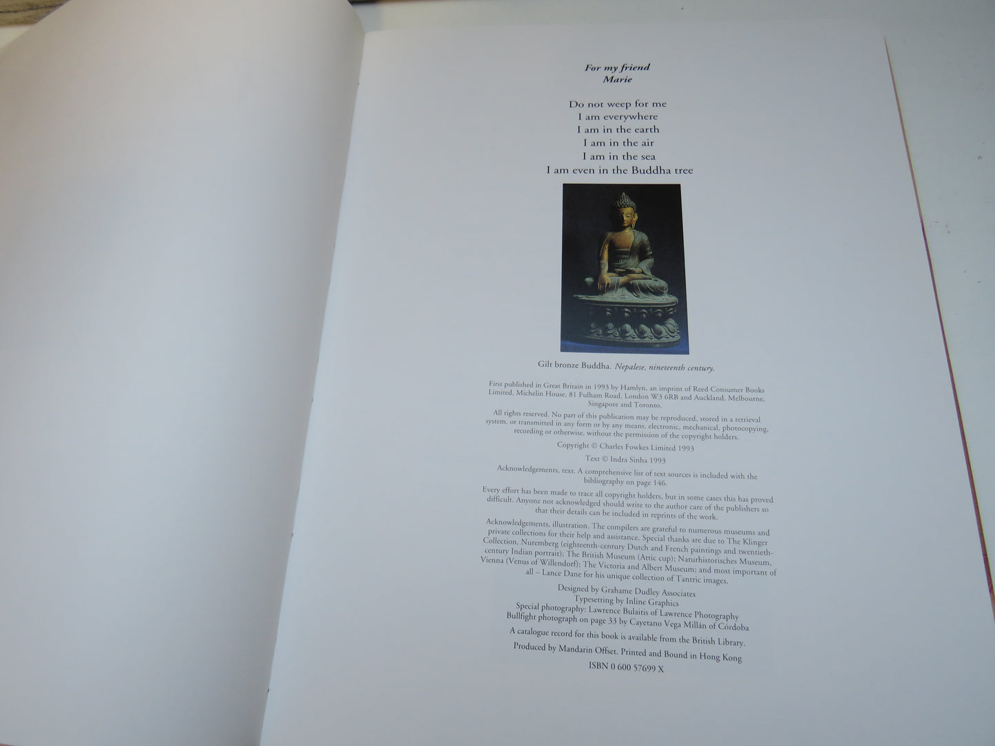 Tantra, The Search for Ecstasy by Indra Sinha (Spirituality Book, 1993)