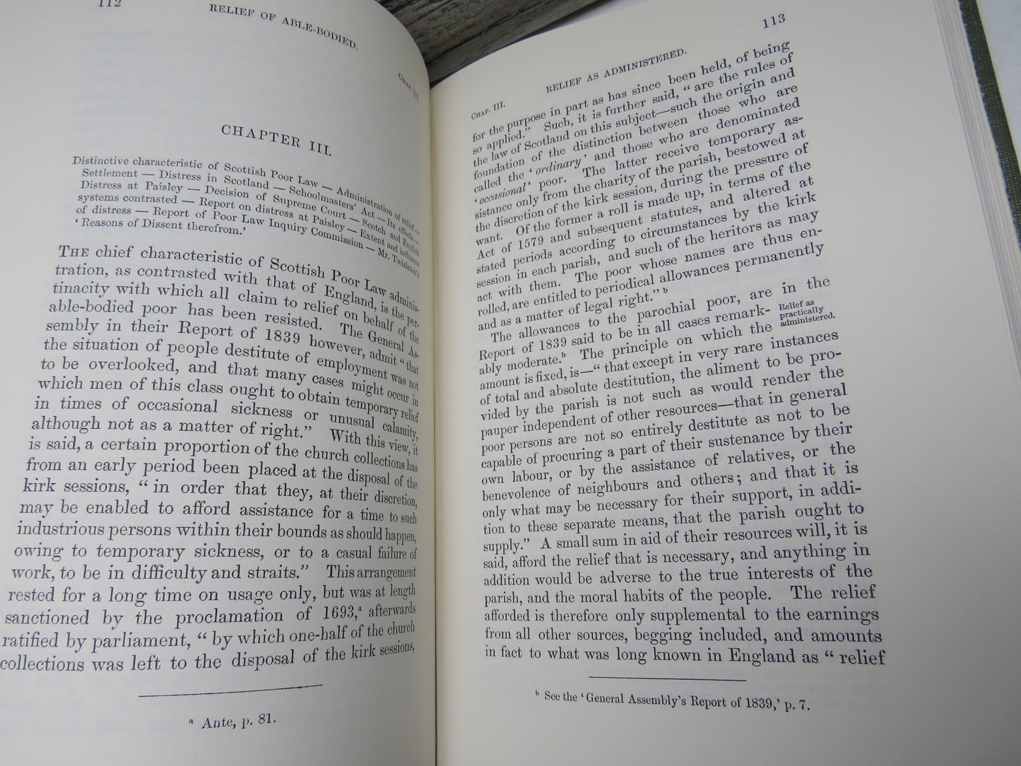 A History of the Scotch Poor Law By Sir George Nicholas (1856) 1967 Reprint