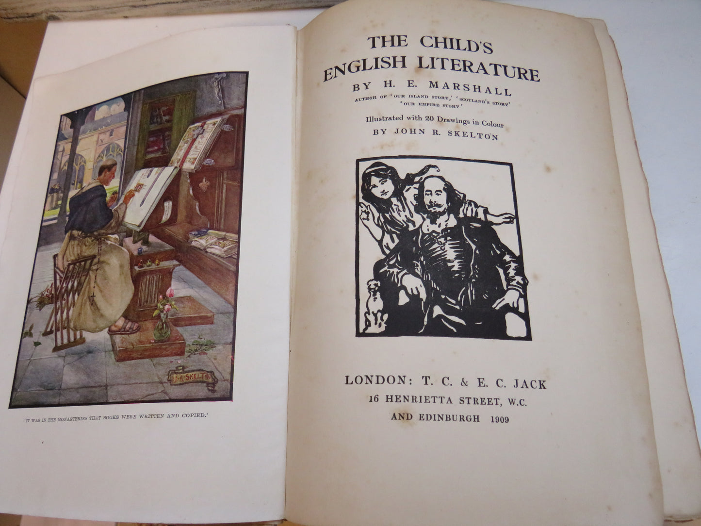 The Child's English Literature by H. E. Marshall (Classic Literature Book, 1909)