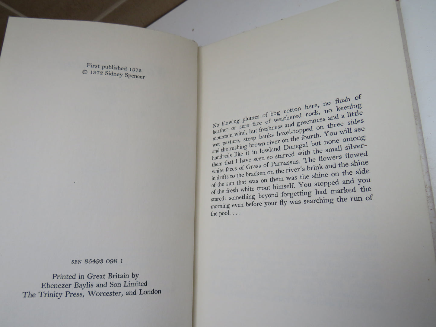 Ways of Fishing Trout, Seatrout and Salmon By Sidney Spencer 1972
