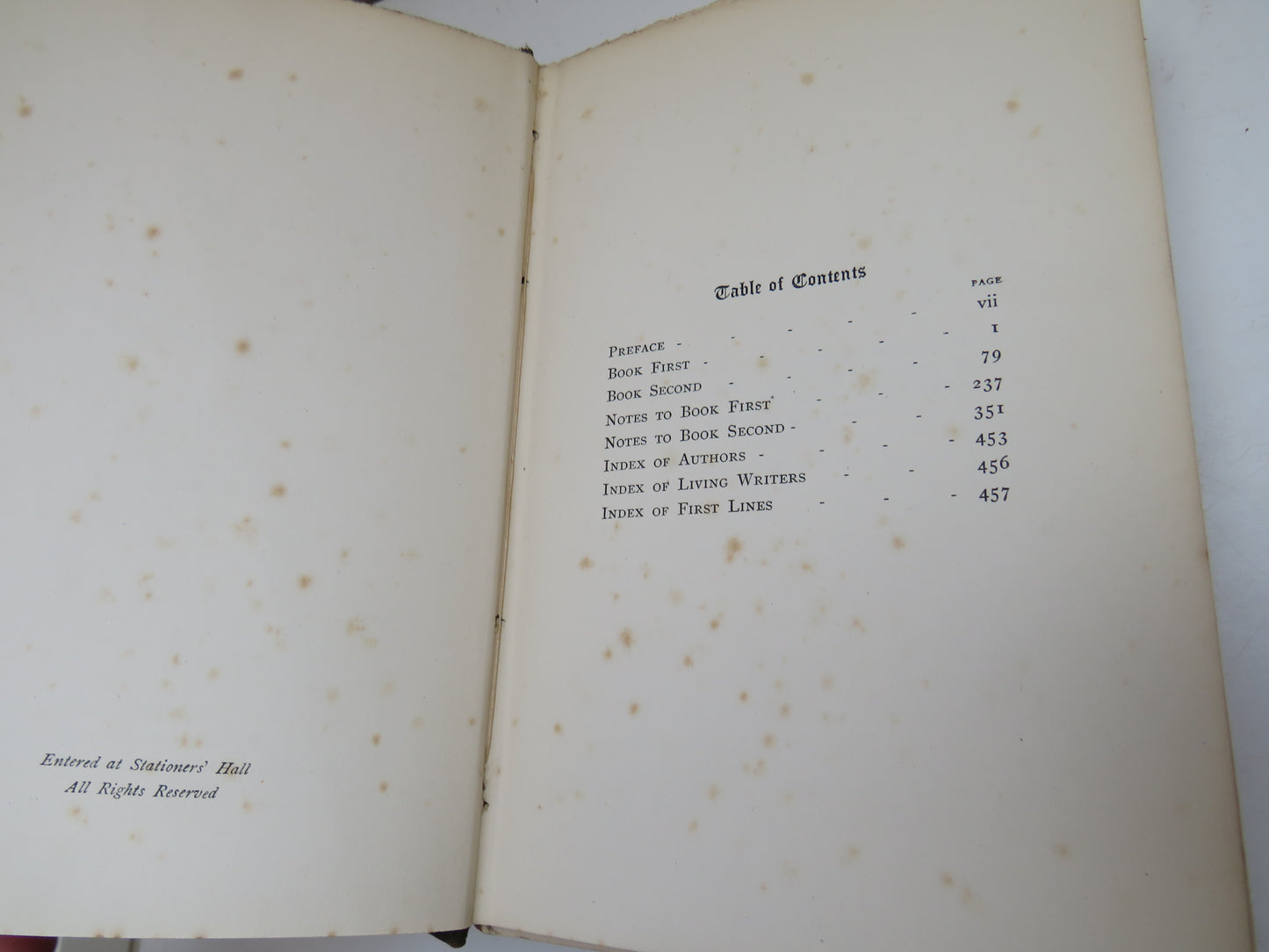 A Treasury Of English Sonnets By David M. Main 1880