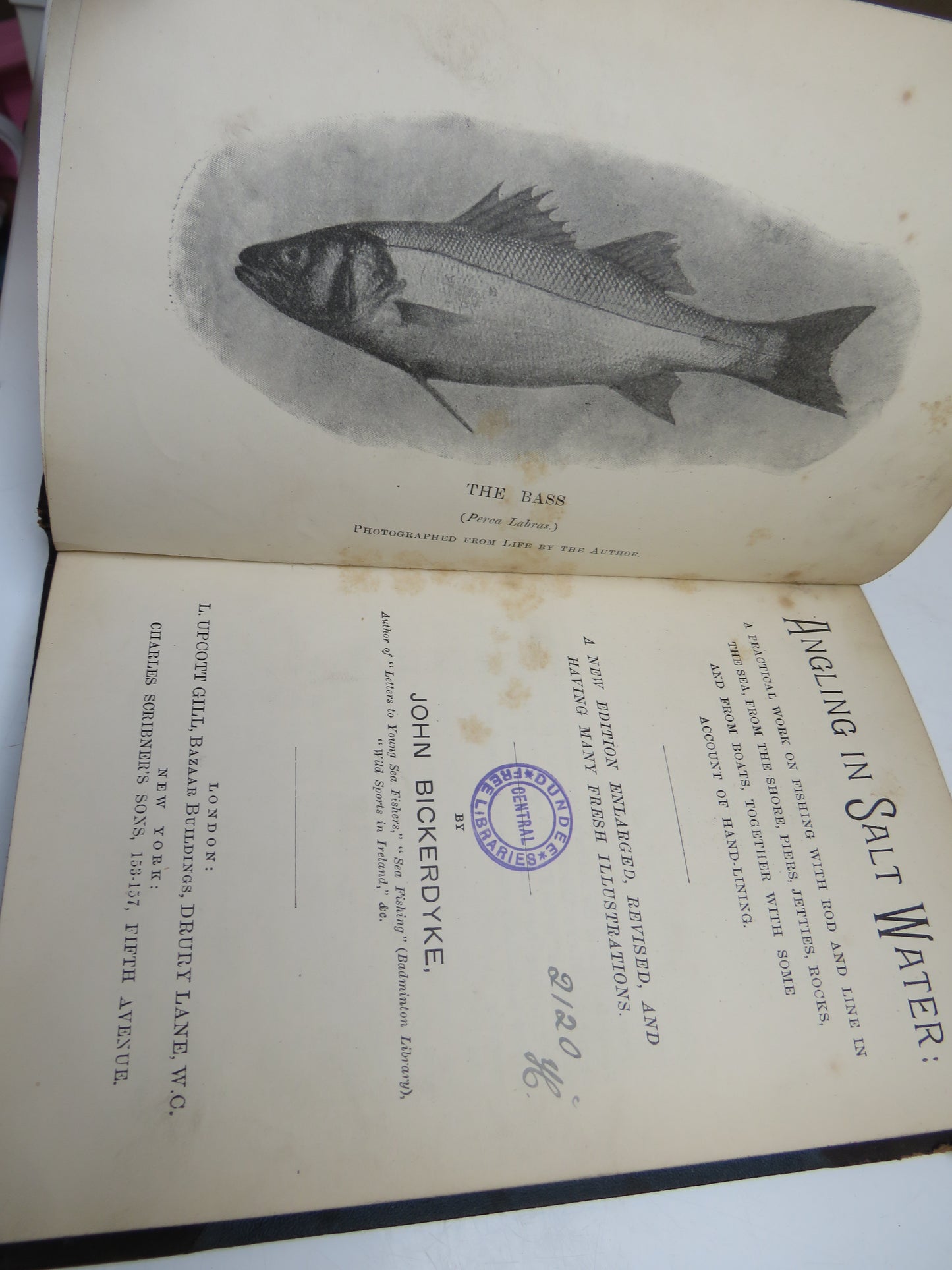 Angling In Salt Water: A Practical Work On Fishing With Rod And Line By John Bickerdyke