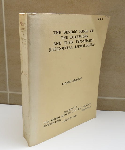 The Generic Names Of The Butterflies and Their Type-Species (Lepidoptera: Rhopalocera) 1967