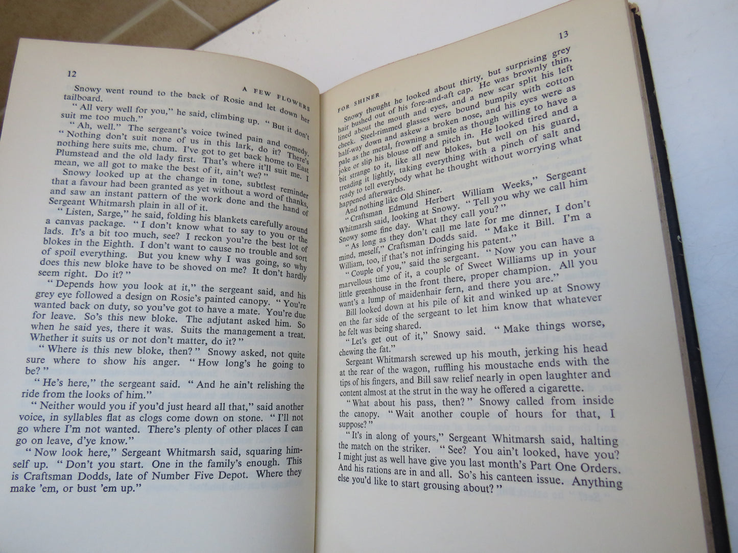 A Few Flowers For Shiner By Richard Llewellyn 1950 1st Edition