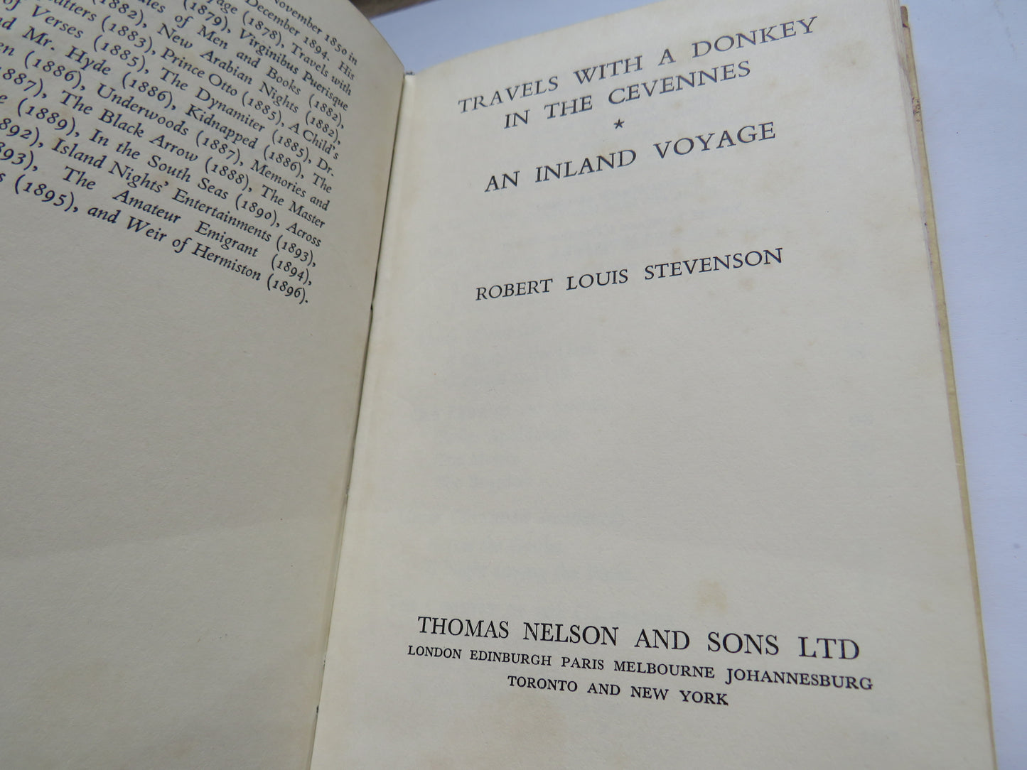 Travels With a Donkey In The Cevennes An Inland Voyage By Robert Louis Stevenson