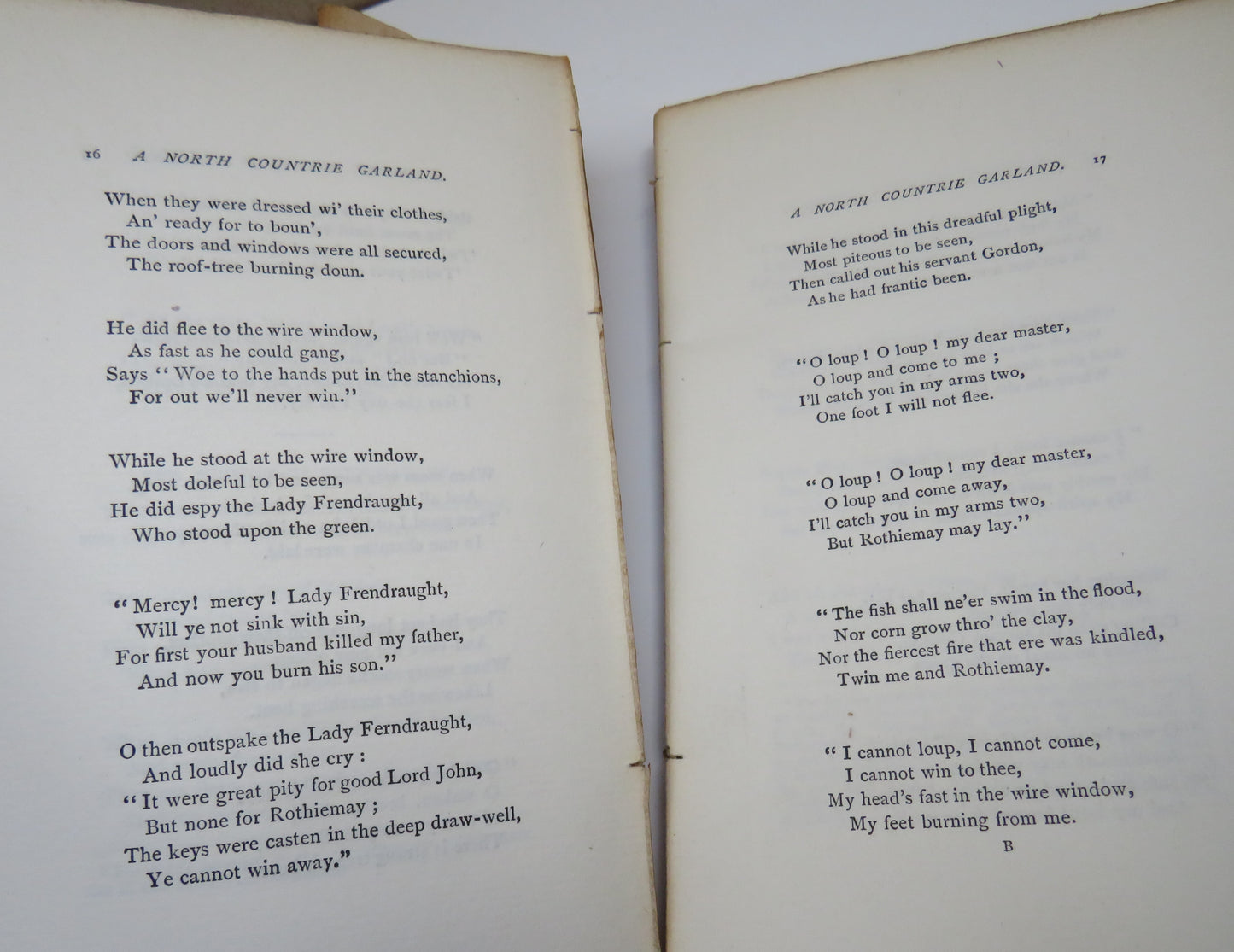 A North Countrie Garland Edited By James Maidment 1891