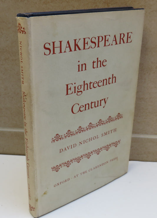Shakespeare In The Eighteenth Century By David Nichol Smith 1967