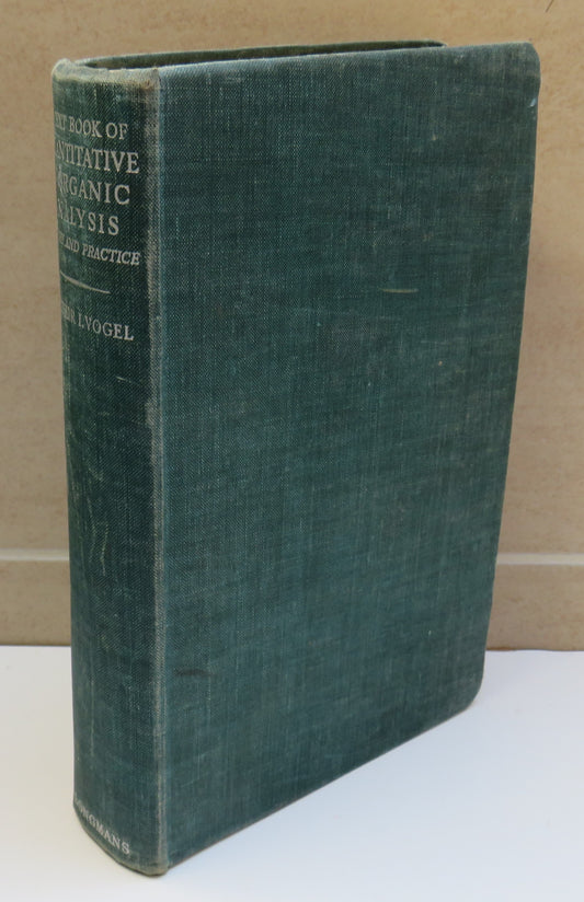 A Text-Book Of Quantitative Inorganic Analysis Theory and Practice By Arthur I. Vogel 1947