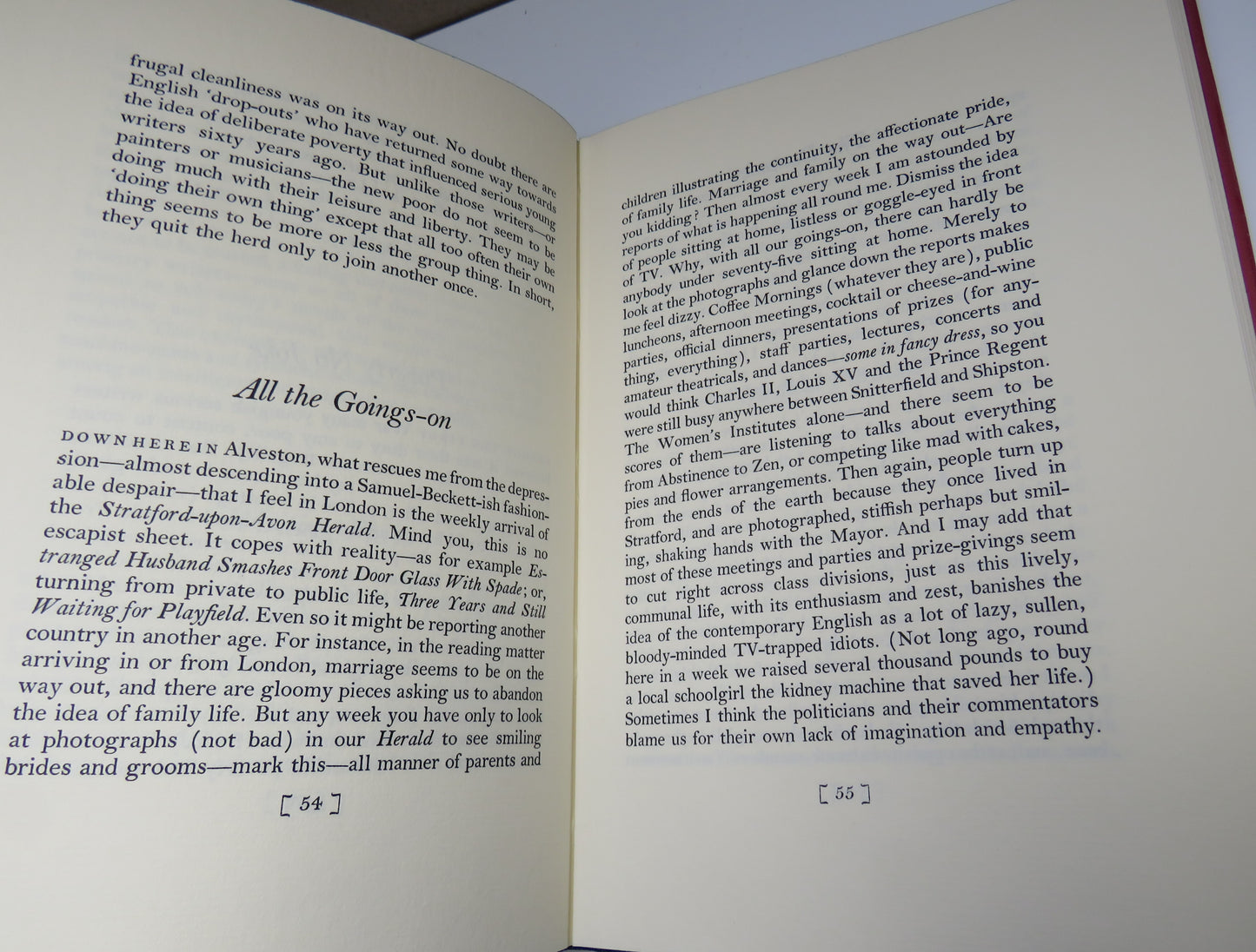 Outcries and Asides By J.B Priestley 1974