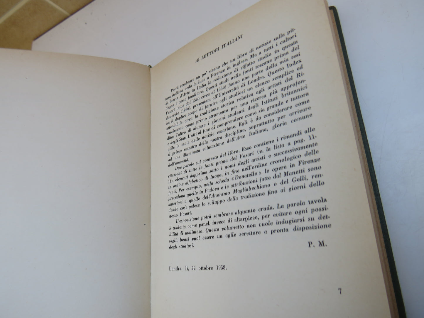 An Index of Attributions Made In Tuscan Sources Before Vasari By Peter Murray 1959