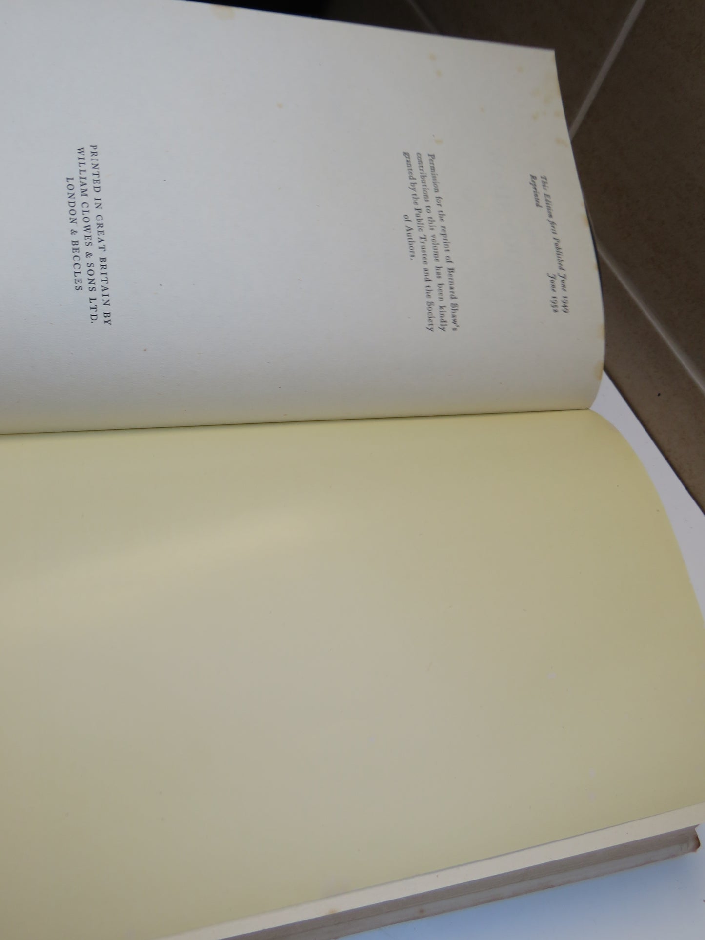 Ellen Terry and Bernard Shaw A Correspondence Edited By Christopher St. John 1952