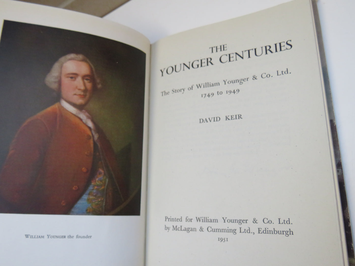 The Younger Centuries The Story Of William Younger & Co Ltd 1749-1949 By David Kerr 1951