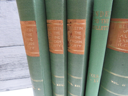 Bulletin of the Alpine Garden Society 5 Volume Set (Gardening Journal)