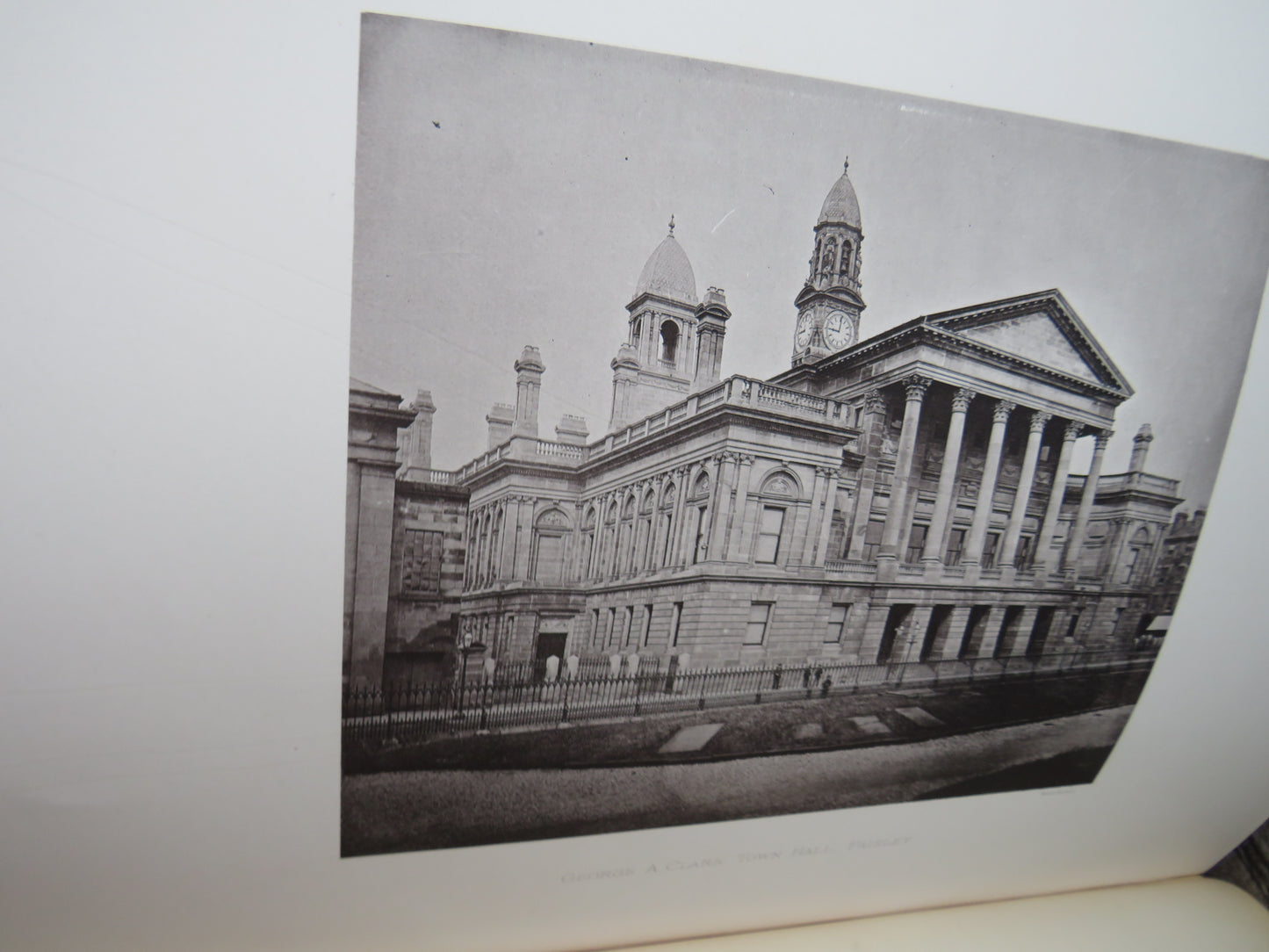 The Inauguration of the George A. Clark Town Hall, Paisley, with Phototype and Woodburytype Illustrations and Portraits, 1882, No. 6 Family Edition, Rare Book