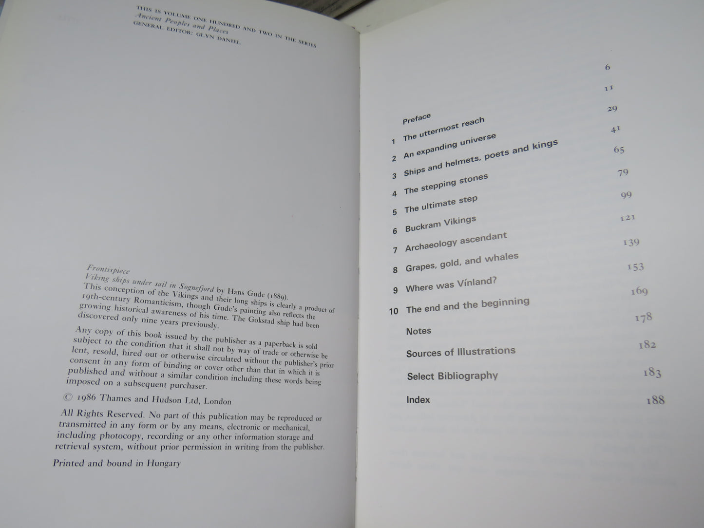 The Vikings and America by Erik Wahlgren with 103 Illustrations, 1986