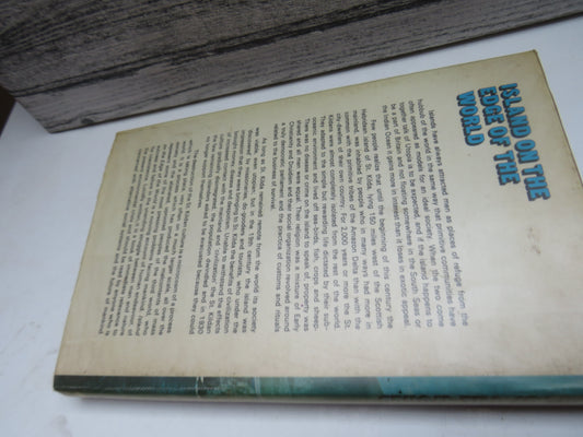 Island on the Edge of the World , Utopian St Kilda and its Passing by Charles Maclean, 1972