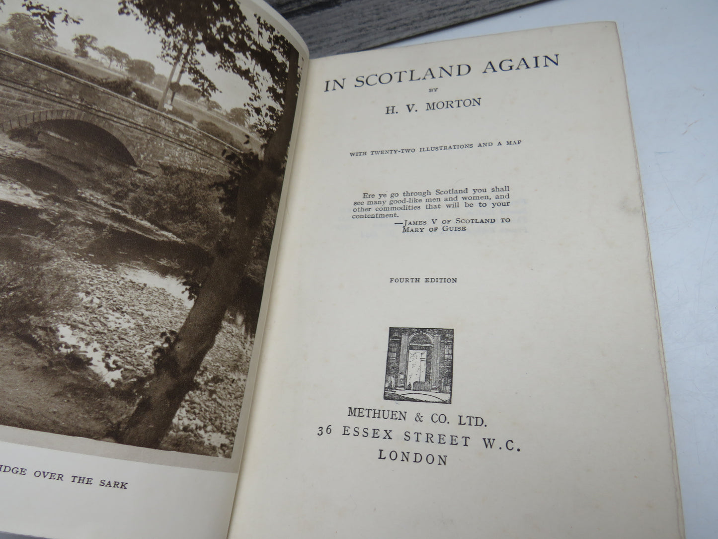 In Scotland Again by H. V. Morton (Travel & Exploration Book, 1934)
