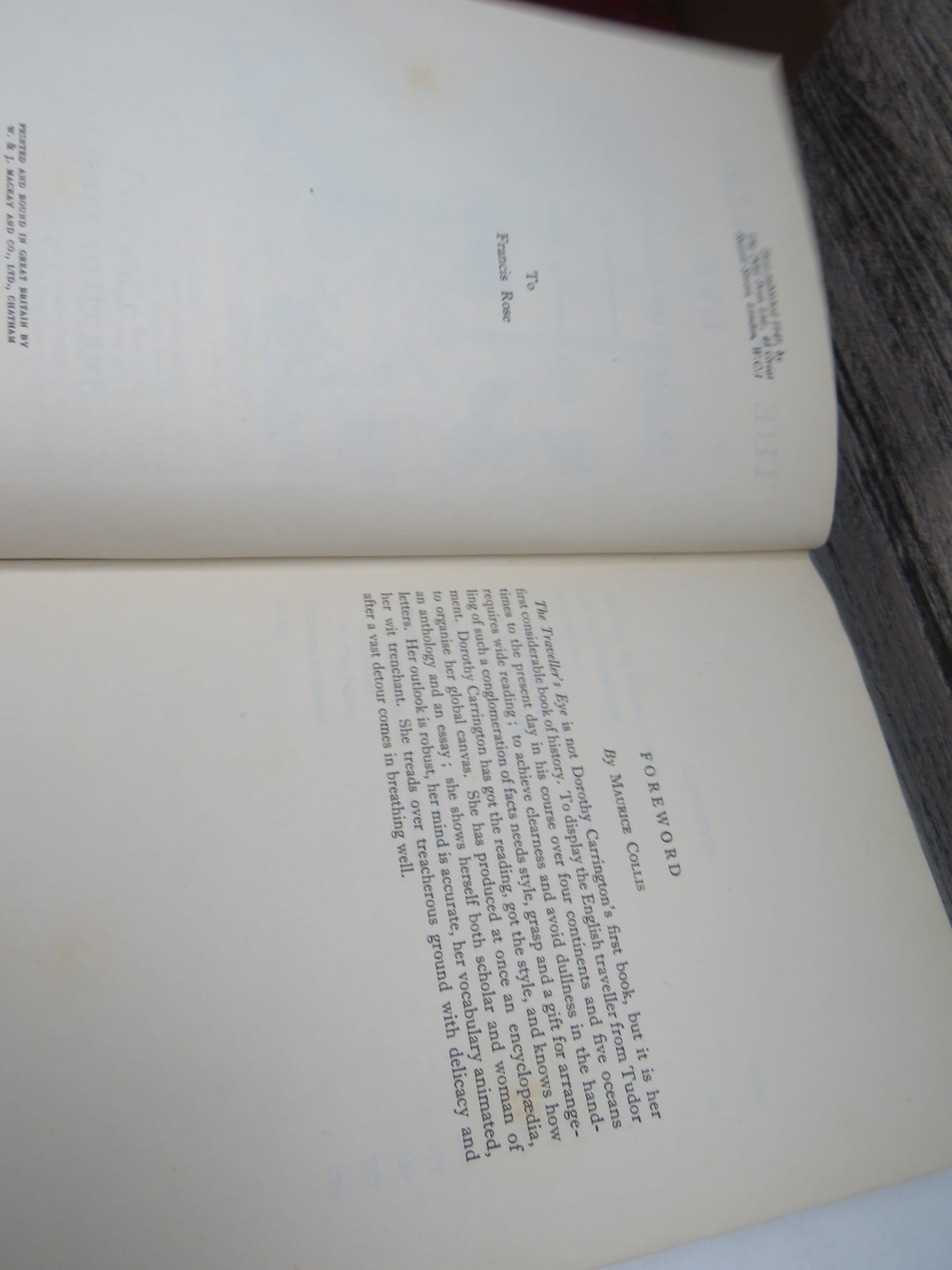 The Traveller's Eye by Dorothy Carrington, 1947