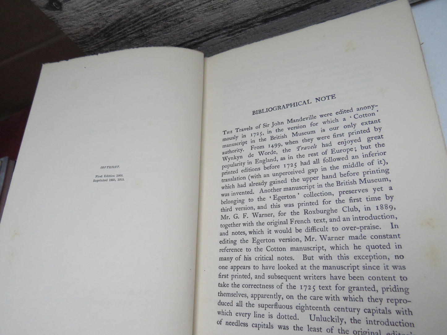 The Travels of Sir John Mandeville, 1915