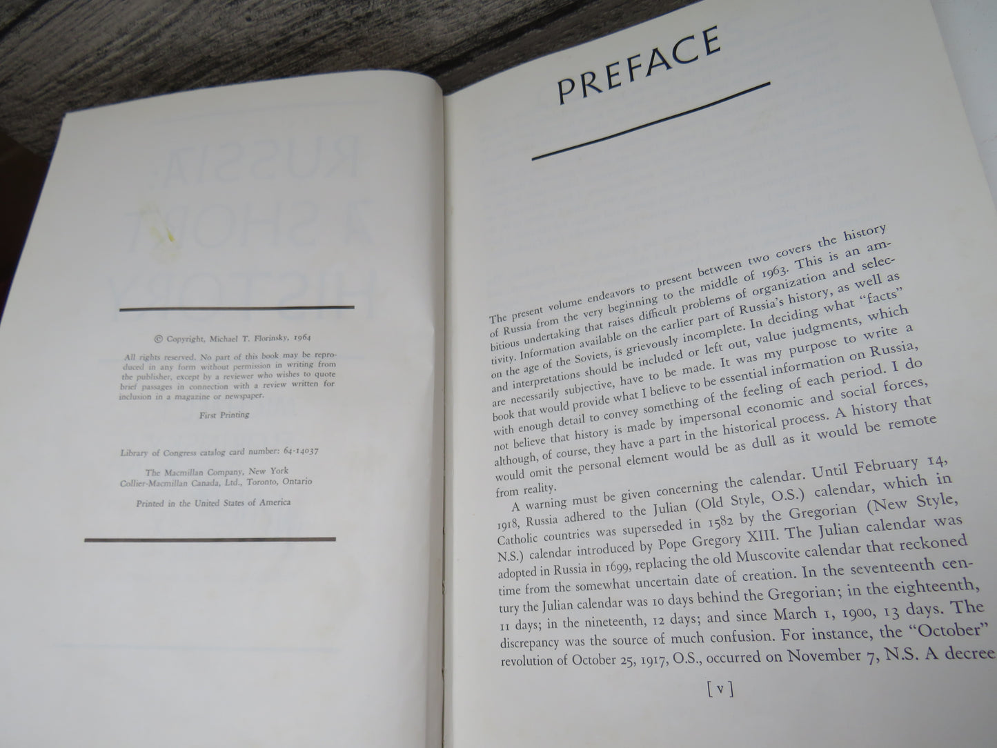 Russia: A Short History by Michael T. Florinsky, 1964