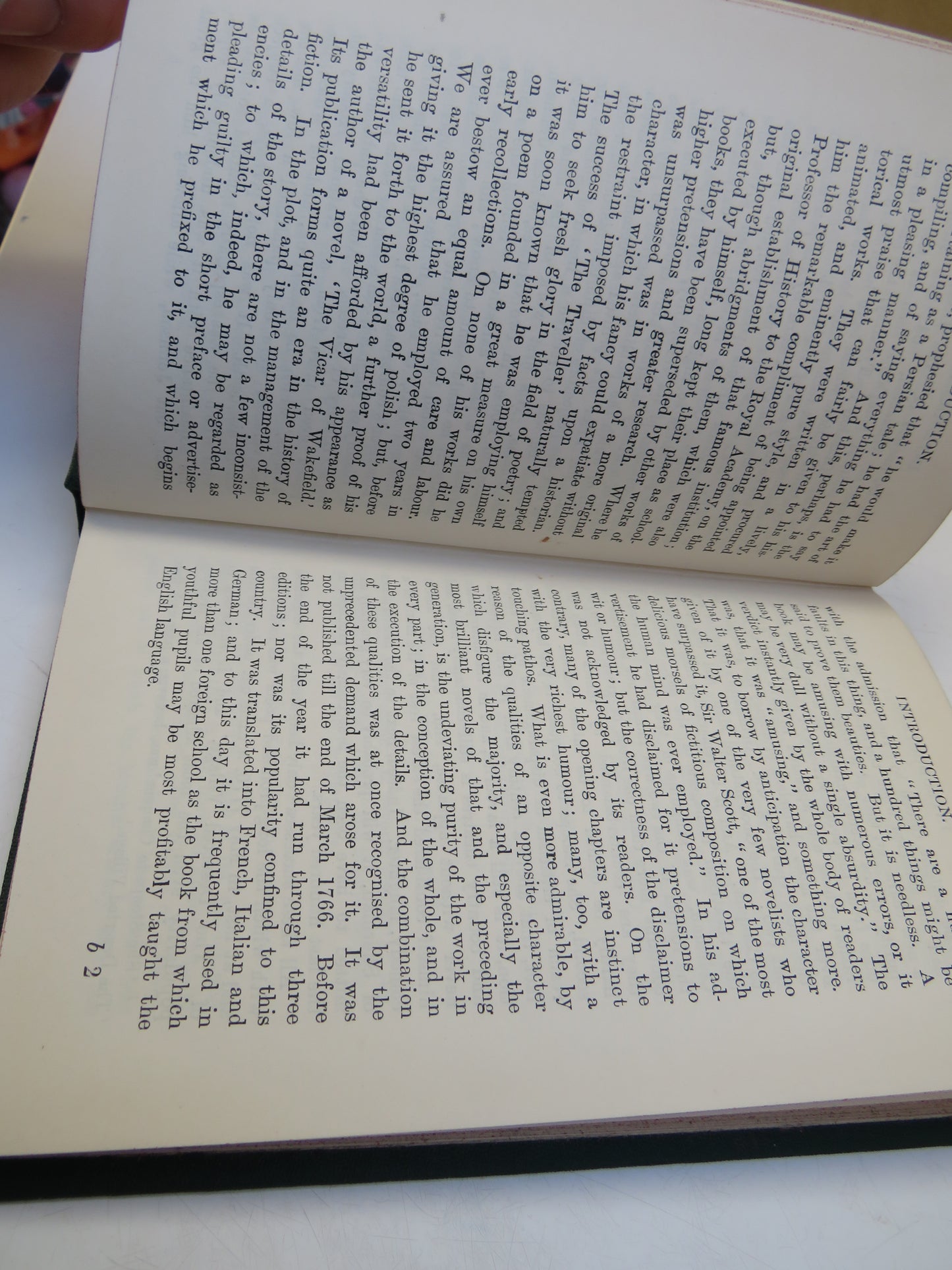 Essays of Oliver Goldsmith Selected and Edited With Introduction and Notes By Charles Duke Yonge 1904