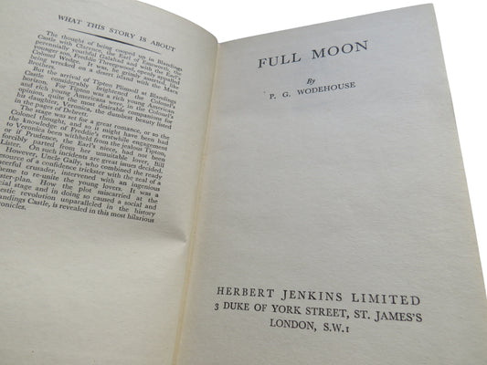 Full Moon By P.G. Wodehouse