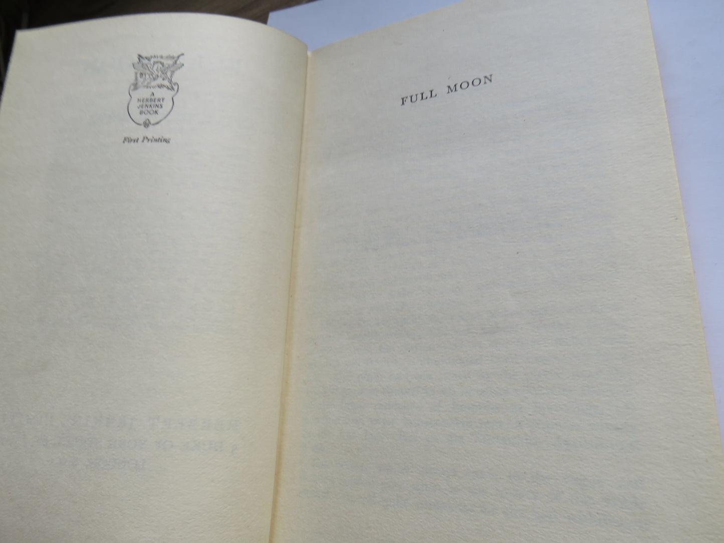 Full Moon By P.G. Wodehouse