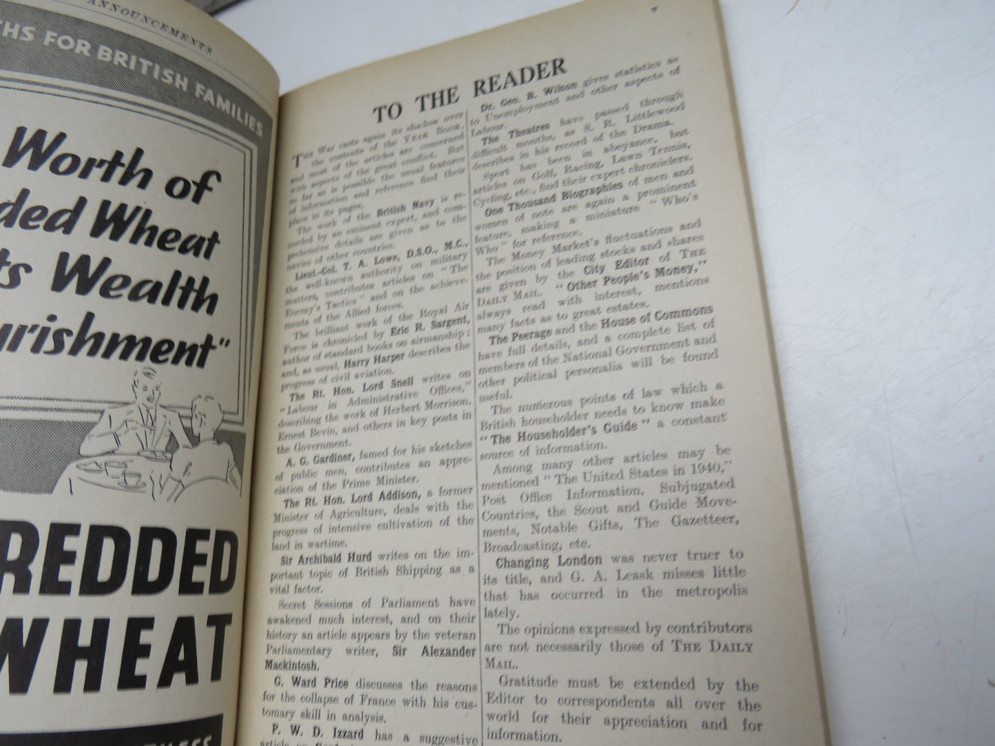 Daily Mail Year Book 1941, War Edition edited by David Williamson (Year Book, 1941)
