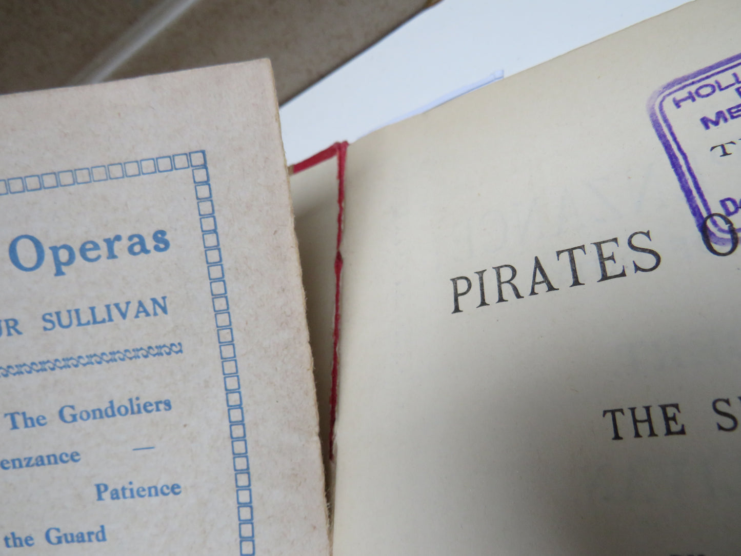 The Pirates of Penzance or The Slave of Duty by W. S. Gilbert and Arthur Sullivan