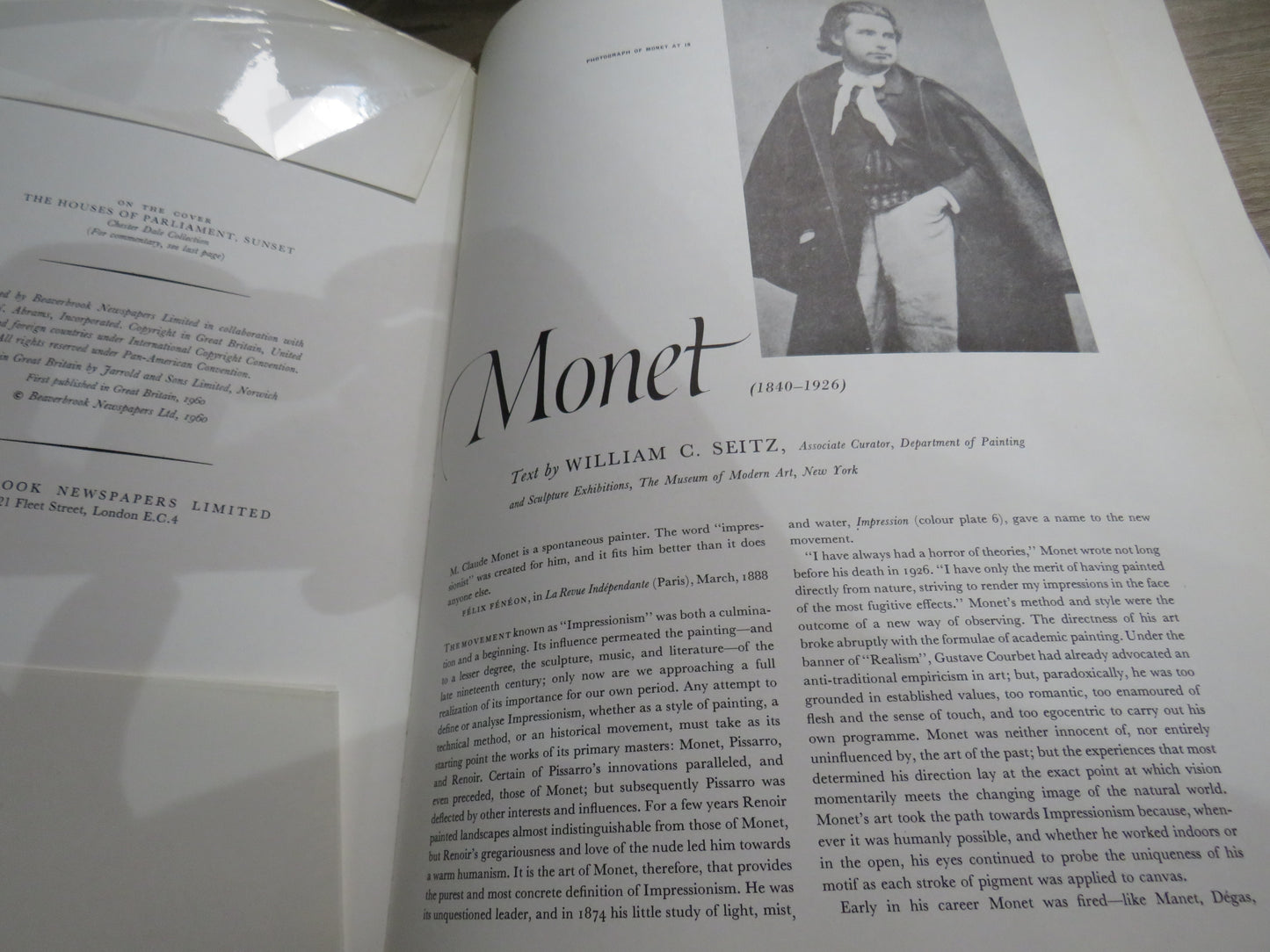 Monet An Express Art Book 16 Beautiful Full Colour Prints 1960